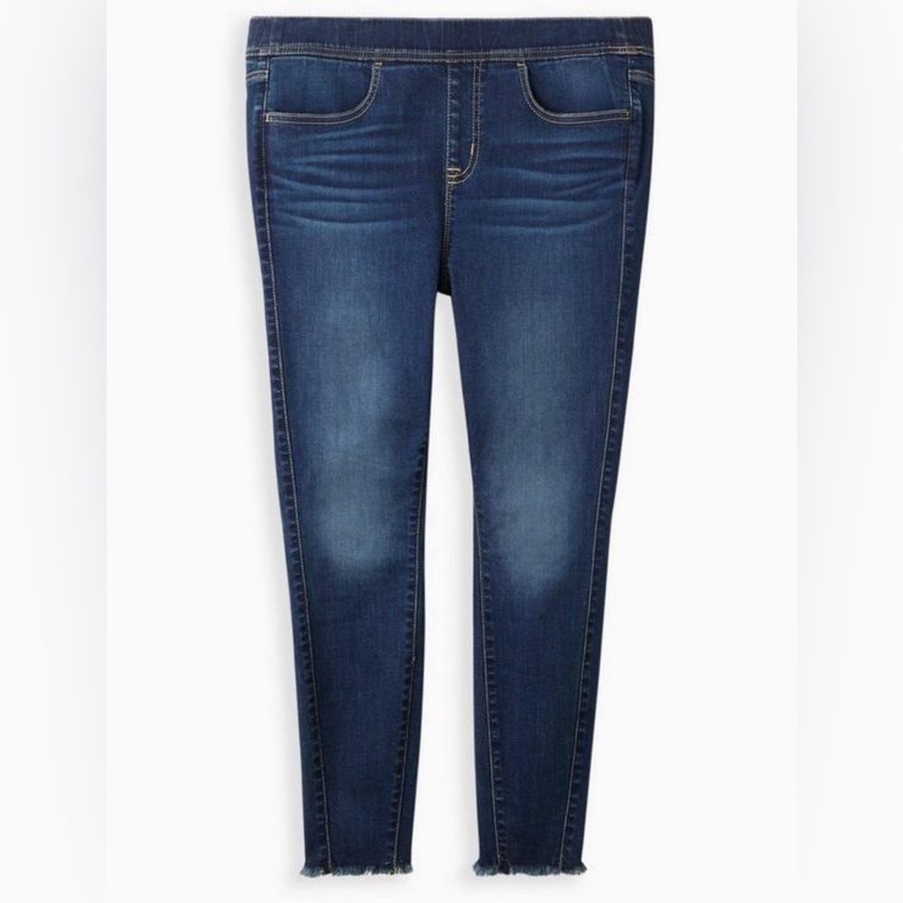 Torrid Lean Jean Skinny Super Soft High-Rise Jean - Dark Triton **TALL**